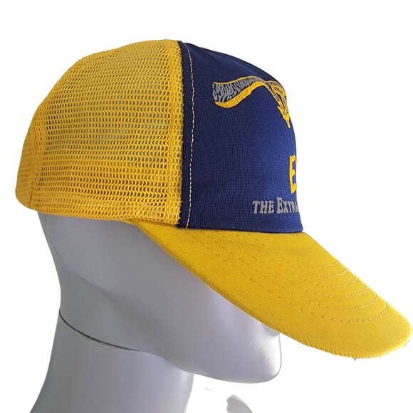 Vintage 80s E.T. Cap Men Accessories Trucker Hat ET Extraterrestrial Movie Blue - Picture 3 of 14